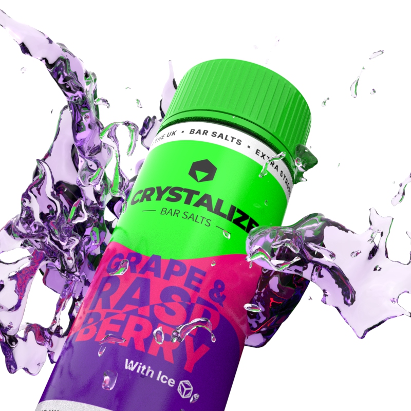 Grape and Raspberry bar salt longfill