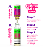 Crystalize Quick Mix 20ml Bar Salt Instructions