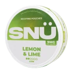 Snu Nicotine Pouches Lemon & Lime 9mg Low Strength