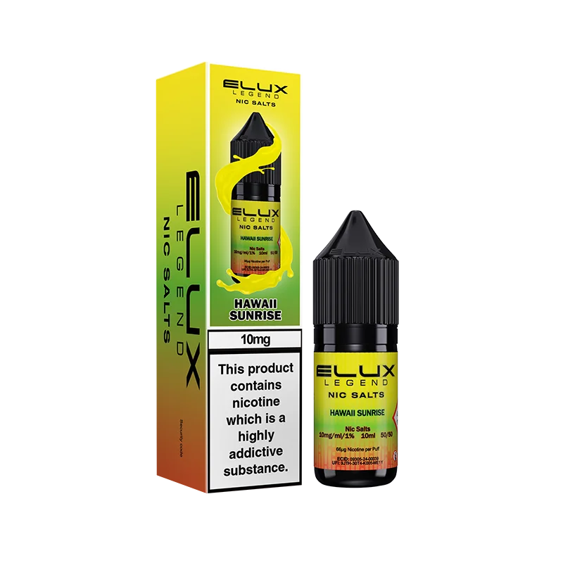 Hawaii Sunrise Nic Salts ELiquid Elux Legends Hawaii Sunrise Nic Salts ELiquid Elux Legends