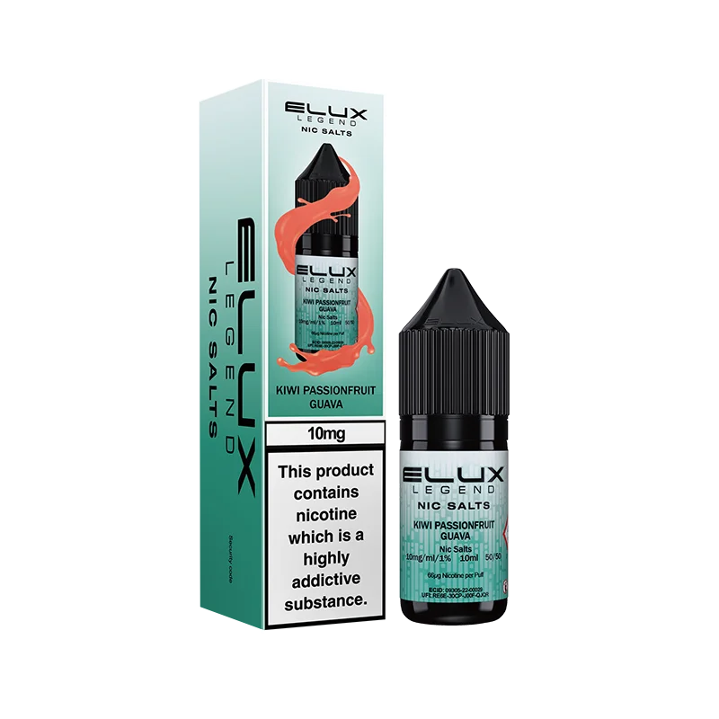 Kiwi Passionfruit Guava Nic Salts ELiquid Elux Legends Kiwi Passionfruit Guava Nic Salts ELiquid Elux Legends